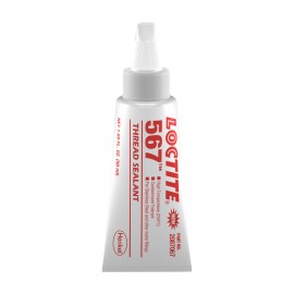 Sellador de Roscas LOCTITE® 567 de Resistencia Baja, Color Blanco, en presentación de 50 ml