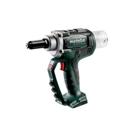 KIT METABOX 145L Pistola de Remache Ciego a batería de 3/16 pulg, Fuerza de Ajuste 10000 N. NO INCLUYE Batería NI CARGADOR
