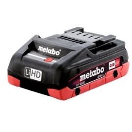 Batería Metabo LIHD, 4.0 Ah, Para uso con Todas las máquinas de 18 V y cargadores de metabo