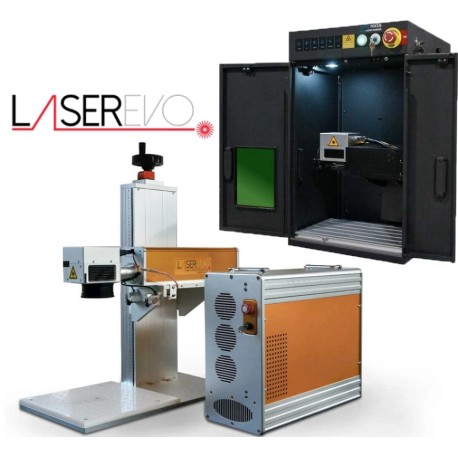 Marcadora Laser para marcado en áreas 110 x 110 mm 175 x 175 mm 200 x 200 mm, Potencia de Salida 20W - 30W