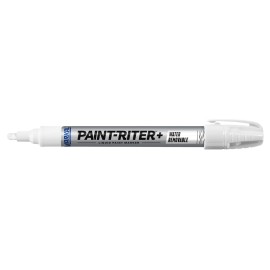 Marcador de Pintura Líquida Removible con Agua Paint-Riter®, para Control de Calidad, Color Blanco