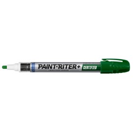 Marcador de Pintura Líquida Permanente Paint-Riter®, para Precertificados para uso nuclear y militar, Color Verde