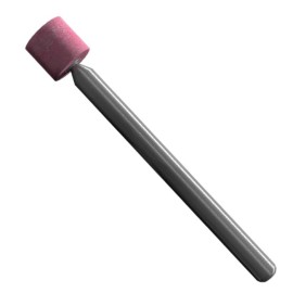 Punta Montada tipo W-160 de Óxido de Aluminio, diam. 1/4 Pulg, largo de la punta 1/4 Pulg, vástago de 1/8 Pulg