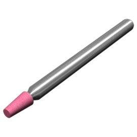Punta Montada tipo B-96 de Óxido de Aluminio, diam. 1/8 Pulg, largo de la punta 1/4 Pulg, vástago de 1/8 Pulg