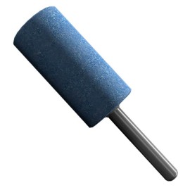 Punta Montada tipo W-222 de Óxido de Aluminio y liga VT4, diam. 1 pulg, largo de la punta 2 pulg, vástago de 1/4 pulg
