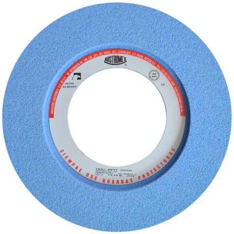 Rueda abrasiva para rectificado de tipo 7, 12 pulg X 2 pulg X 5 pulg de grano 54