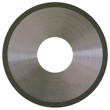 Rueda para rectificado de CBN tipo 1A1R, 4 pulg X 0.040 pulg X 1-1/4 pulg X 0.035 pulg X 5/32 pulg