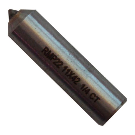 Rectificador de diamante monopunta tipo RMP22, 7/16 pulg X 1-5/8 pulg 0.25 quilates