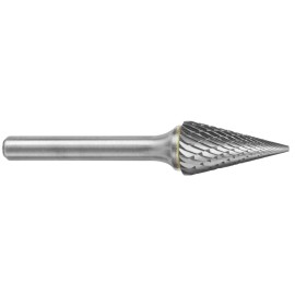 Lima Rotativa SM-53M, diam. de 5 mm X 12.7 mm de longitud,  X 3 mm de diam. de zanco y 38 mm de largo total, corte , Sin recubr