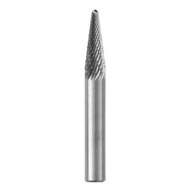 Lima Rotativa SL-42, diam. de 1/8 pulg X 1/2 pulg de longitud,  X 1/8 pulg de diam. de zanco y 2 pulg de largo total, corte Dob
