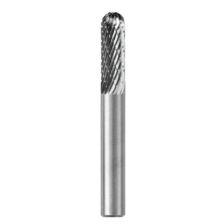 Lima Rotativa SC-42, diam. de 1/8 pulg X 4/7 pulg de longitud,  X 1/8 pulg de diam. de zanco y 3 pulg de largo total, corte Dob