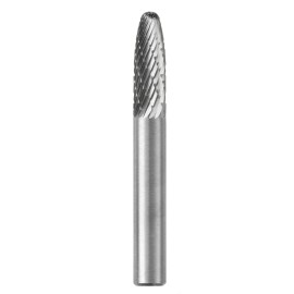 Lima Rotativa SF-1, diam. de 1/4 pulg X 5/8 pulg de longitud,  X 1/4 pulg de diam. de zanco y 2 pulg de largo total, corte Dobl