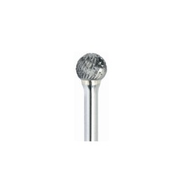 Lima Rotativa SL-1, diam. de 1/4 pulg X 5/8 pulg de longitud,  X 1/4 pulg de diam. de zanco y 7 pulg de largo total, corte Dobl
