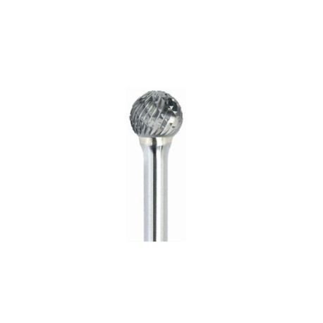 Lima Rotativa SL-1, diam. de 1/4 pulg X 5/8 pulg de longitud,  X 1/4 pulg de diam. de zanco y 7 pulg de largo total, corte Dobl