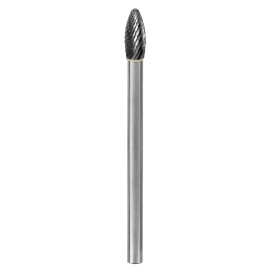 Lima Rotativa SH-2, diam. de 1/3 pulg X 3/4 pulg de longitud,  X 1/4 pulg de diam. de zanco y 6-3/4 pulg de largo total, corte 