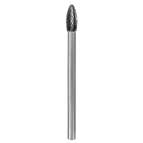 Lima Rotativa SH-2, diam. de 1/3 pulg X 3/4 pulg de longitud,  X 1/4 pulg de diam. de zanco y 6-3/4 pulg de largo total, corte 