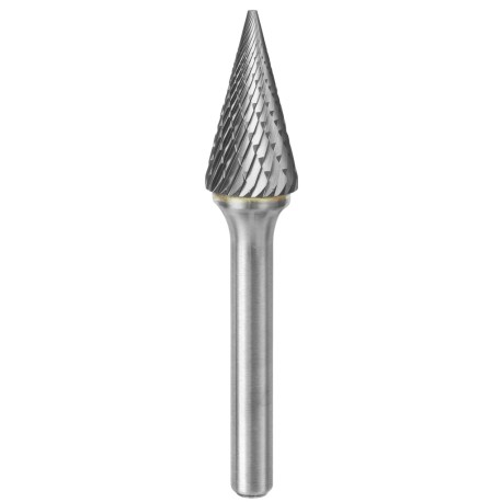Lima Rotativa SM-6, diam. de 5/8 pulg X 1 pulg de longitud,  X 1/4 pulg de diam. de zanco y 2-7/8 pulg de largo total, corte Do