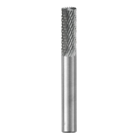 Lima Rotativa SB-1, diam. de 1/4 pulg X 5/8 pulg de longitud,  X 1/4 pulg de diam. de zanco y 2 pulg de largo total, corte Dobl