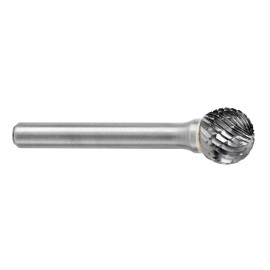 Lima Rotativa SD-5M, diam. de 12.7 mm X 11 mm de longitud,  X 6 mm de diam. de zanco y 161 mm de largo total, corte , Sin recub