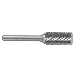 Lima Rotativa SA-3M, diam. de 9.6 mm X 19 mm de longitud,  X 6 mm de diam. de zanco y 172 mm de largo total, corte , Sin recubr