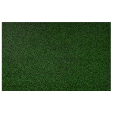 Almohadilla de Fibra, Color  Verde, de 9 Pulg x 6 Pulg, alto rendimiento