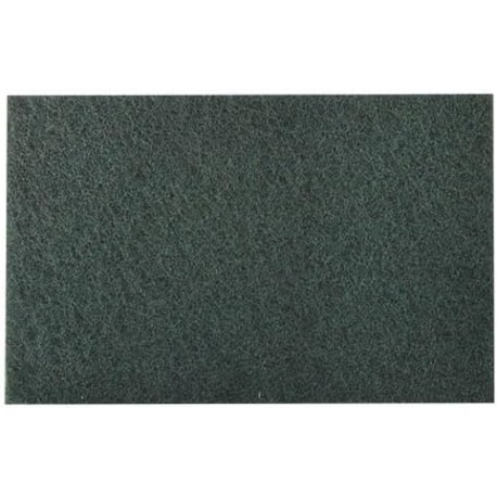 Almohadilla de Fibra, Color  Verde, de 9 Pulg x 6 Pulg, línea económica