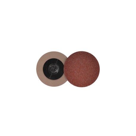 Disco de lija de cambio rápido , diam. 2 Pulg, de Óxido de aluminio premium, grano 80, sistema de sujeción R