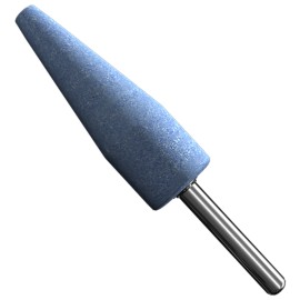 Rueda flap con vástago de Óxido de Aluminio, 3/8 pulg X 3/8 pulg X 1/8 pulg de grano 180