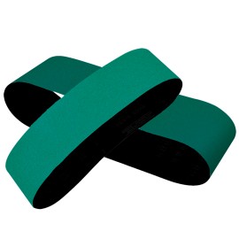 Banda de Lija de Zirconia , Medidas: 6 pulg X 48 pulg, Grano 80