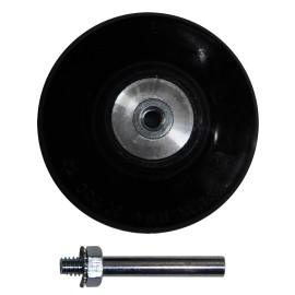 Adaptador para montar discos de lija y de fibra de cambio rápido de 3 pulg